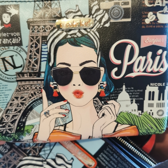 Nicole Lee women's tote bag and matching wallet set of 2 - Picture 5 of 16